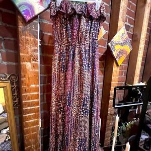 Boho Floral Maxi Dress S : S